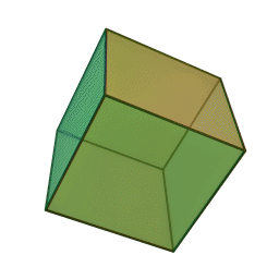 Hexahedron rotating