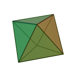 Octahedron rotating