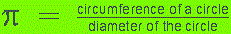 The number pi