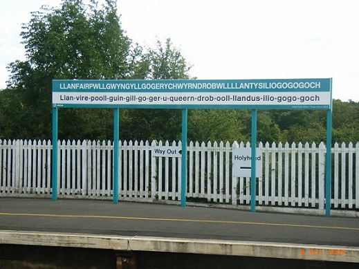 Llanfair PG station