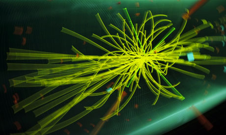 A Collision in a particle accelerator