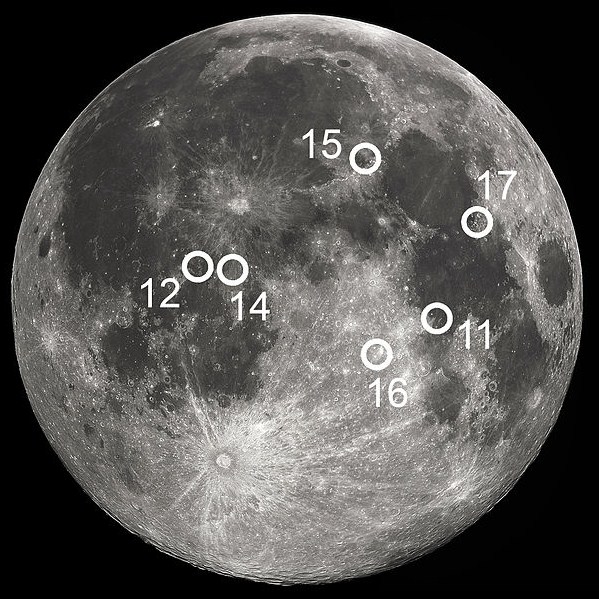Apollo Lunar Landing Sites