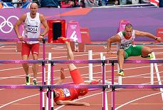 Hurdler in Trouble