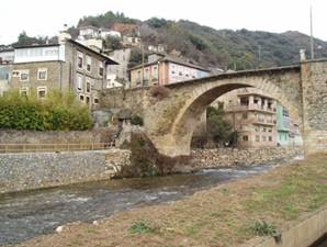 riu Burbia a Villafranca del Bierzo