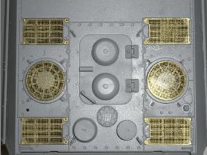 Rejillas del motor mejoradas con fotograbados