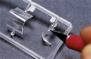 Cortar piezas transparentes