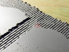 Restos del moldeado de f�brica