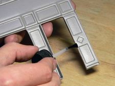 Encolar la pared frontal