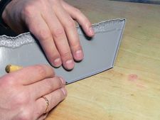 Rayar siguiendo la marca de corte