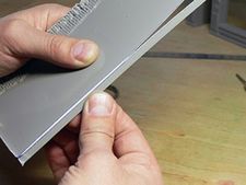 Separar el pl�stico sobrante