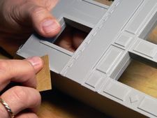 Lijar los bordes del edificio