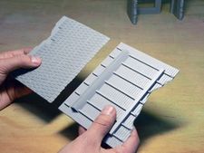 Pieza interior del techo: bastidor de madera