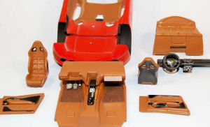 Detallado interior con calcoman�as, partes de fotograbado, y pintura