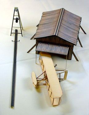 Wright Flyer, taller y lanzadera