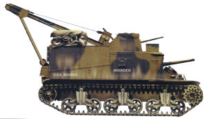 Veh�culo de recuperaci�n en 1944