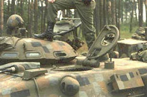 Carro de combate M60A3 con camuflaje �Dual-Tex�