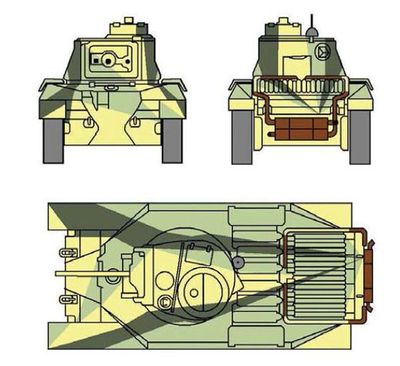 Carro de combate Matilda II (patr�n -A-)