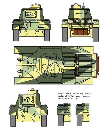 Carro de combate Matilda II (patr�n -B-)