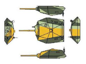 Crusader I - solo torreta