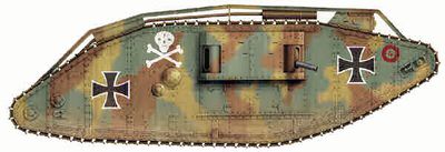 Modelo brit�nico Mk. IV capturado