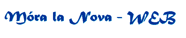 Mora la Nova WEB