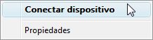 Ventana desplegable (Conectar dispositivo)