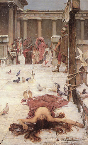 John William Waterhouse - Saint Eulalia - 1885