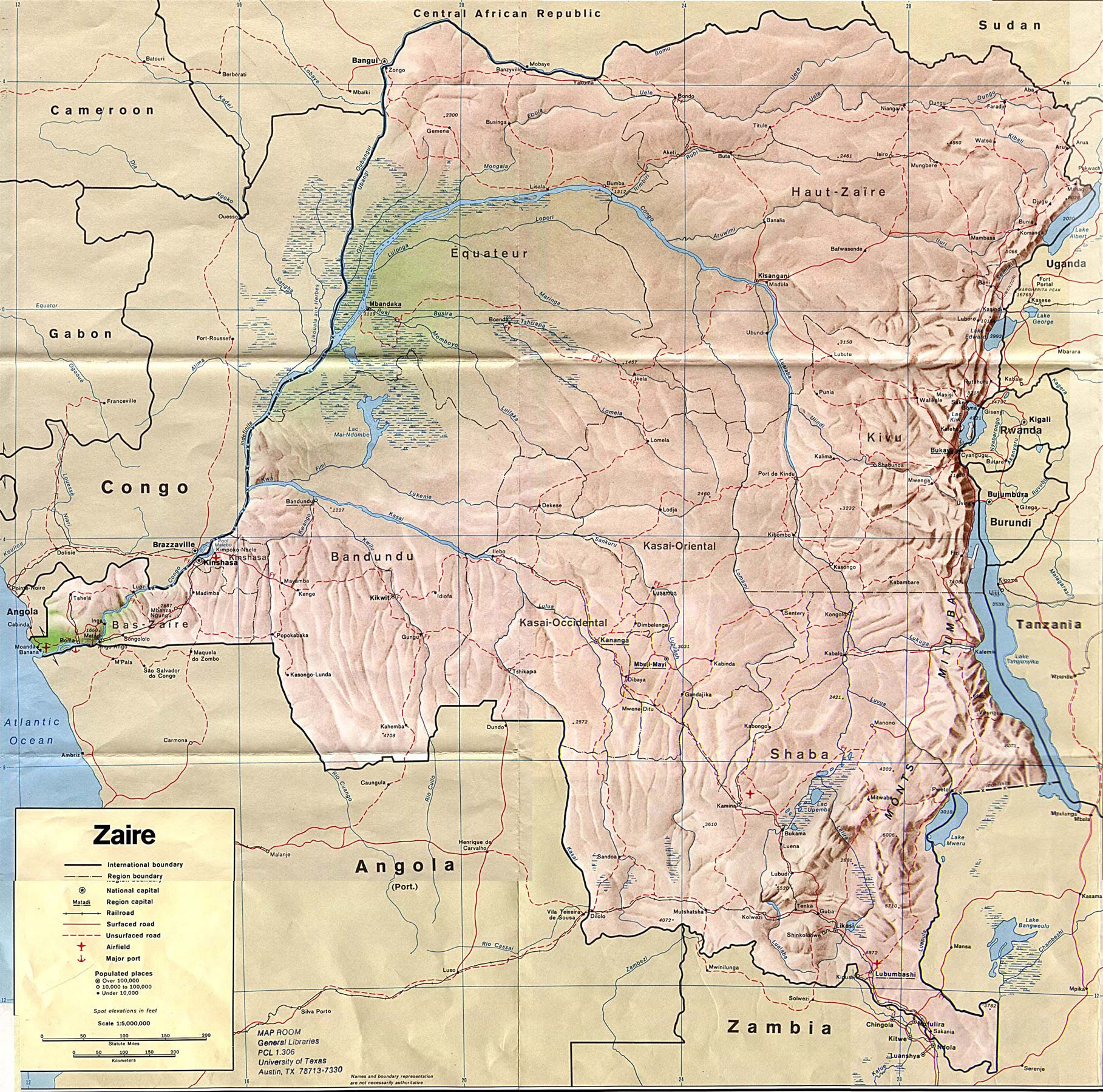Zaire relief