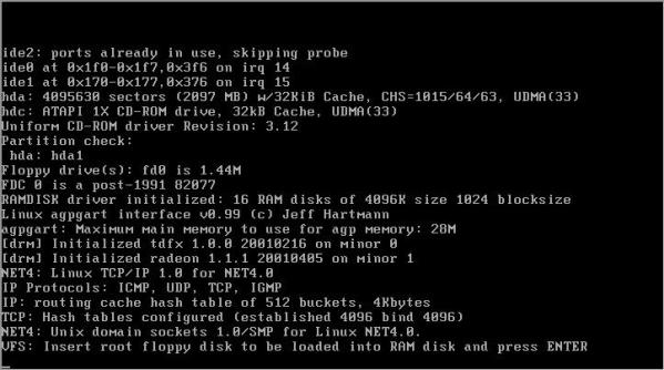 Booting Linux