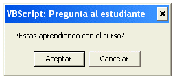 MsgBox VBOKCANCEL