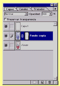 Creando una máscara de capa