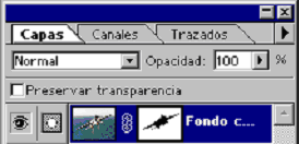 Panel de capas