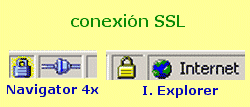 iconos de conexi&oacute;n segura