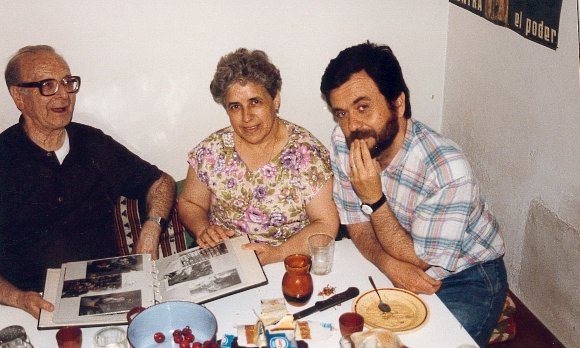 José Mª Díez-Alegría, Carmen Muñoz y Domingo Melero