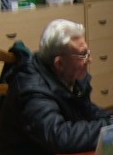 Xabier Irigaray al febrer de 2006 en els locals d'Euskokultur de Pamplona. A la conversa amb Eugenio Arraiza